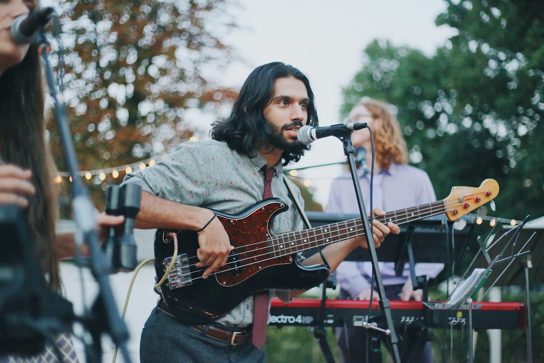 Photo Musician, microphone